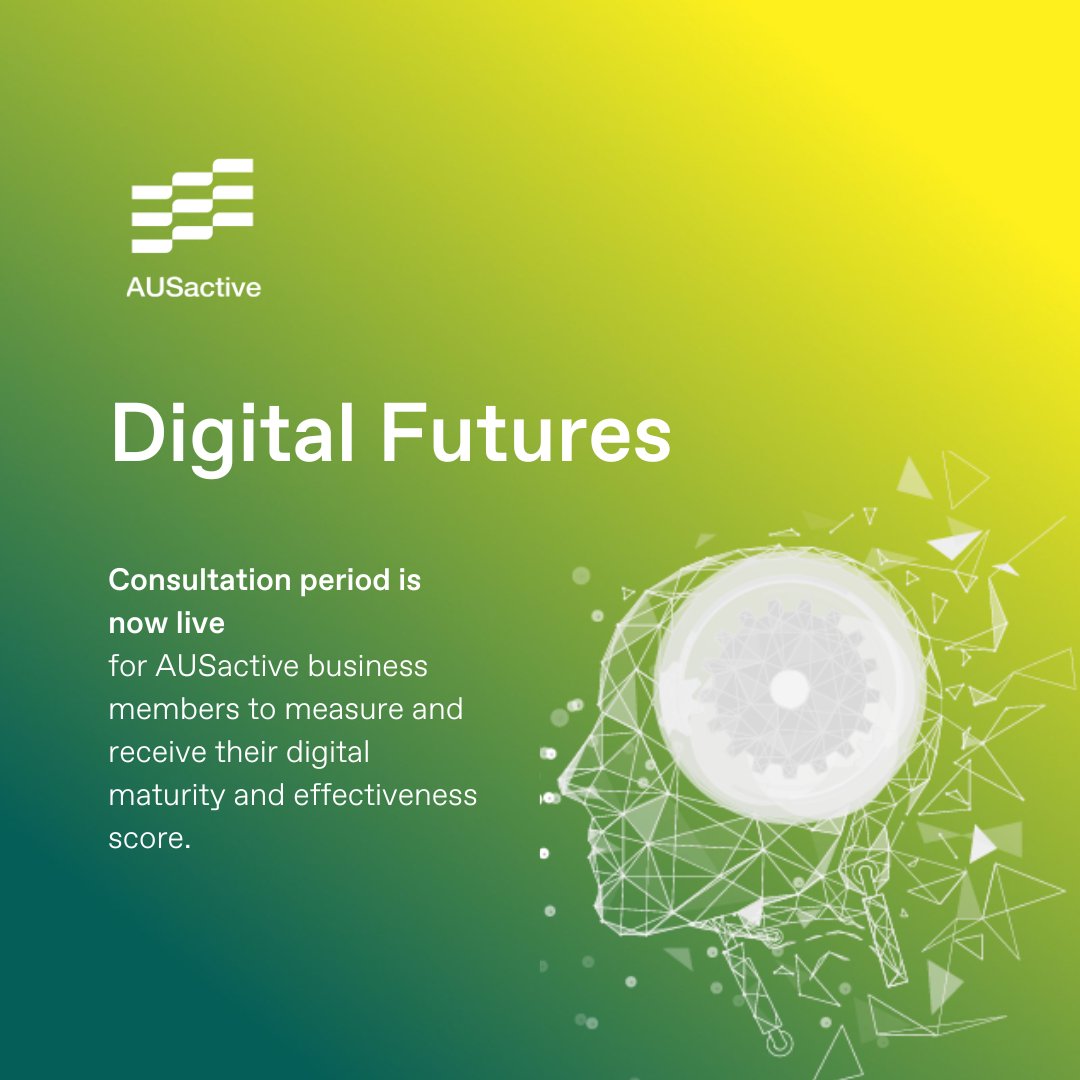 2023 Digital Futures Consultation Launch for AUSactive Business Members 🙌✔️

To continue reading and assess your digital maturity here, click here 👉 bit.ly/3DvE3SP or via the link in our bio!

#AUSactive #BusinessMembers #DigitalFutures