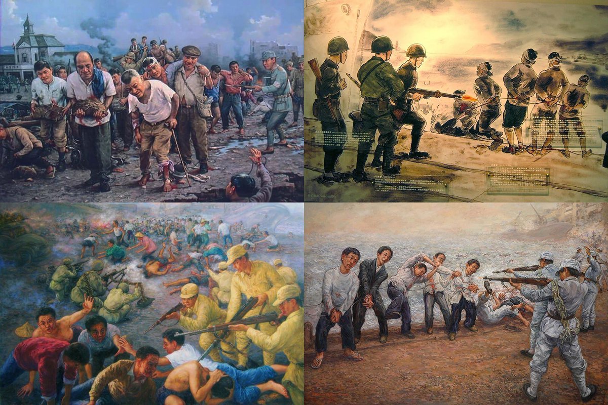 SirCharles1228's tweet photo. 讓人看了再不舒服我都要貼
1947/3/8基隆大屠殺

基隆人忘了，別人可沒忘
你們繼續選像呂美玲那樣的議員出來
她就會找阿共來「照顧」基隆人
那下一個浮在田寮河上的就會是你！ https://t.co/OzWdzbuGl4