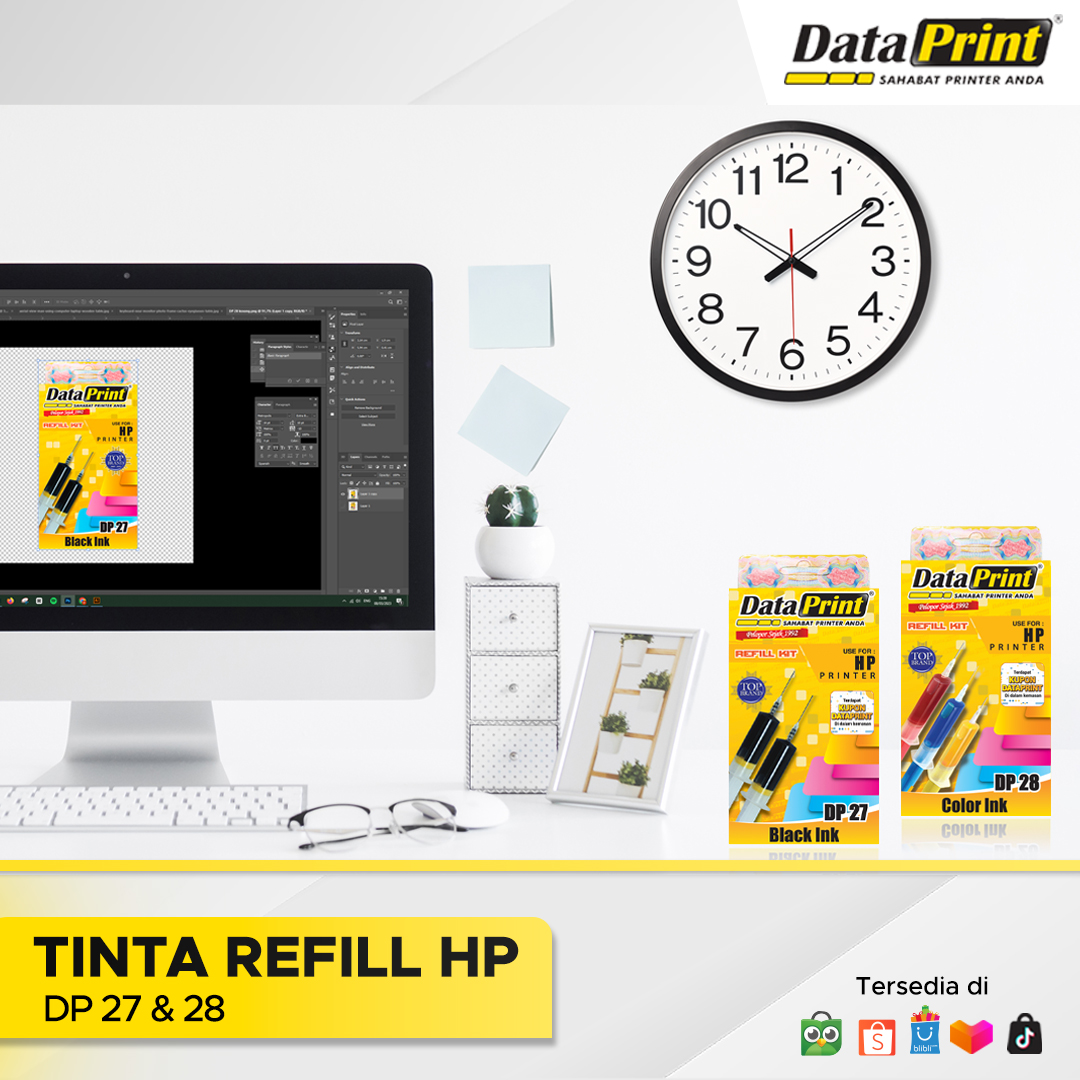 dataprintindo's tweet image. DataPrint Tinta Refill HP DP27 (black) &amp;amp; DP28 (cyan, magenta, yellow) - Tinta Suntik Original Refill untuk semua tipe printer HP.

#produk #dataprint #produkdataprint #promoproduk #refillink #tintaisiulang #tintarefil #printer #tintaprinter #tinta #tintahp #tintarefillhp