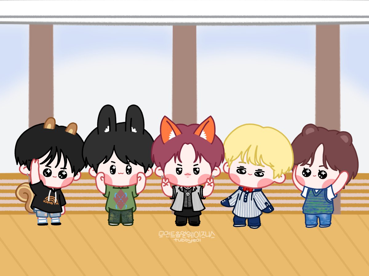 🐰🦊🧸🐿🐧

#두시의데이트 #투모로우바이투게더 #tomorrow_x_together #txt #TXTfanart #투바투팬아트