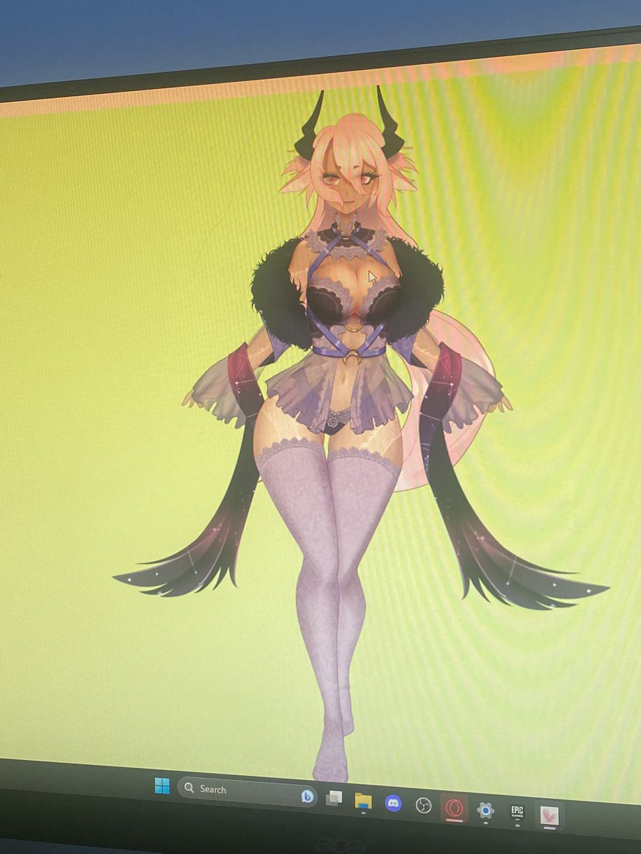 nyxiibae's tweet image. POV: Your ex model is back into play because you just couldn’t resist…. 

#vtuber #live2d #virtualcreator