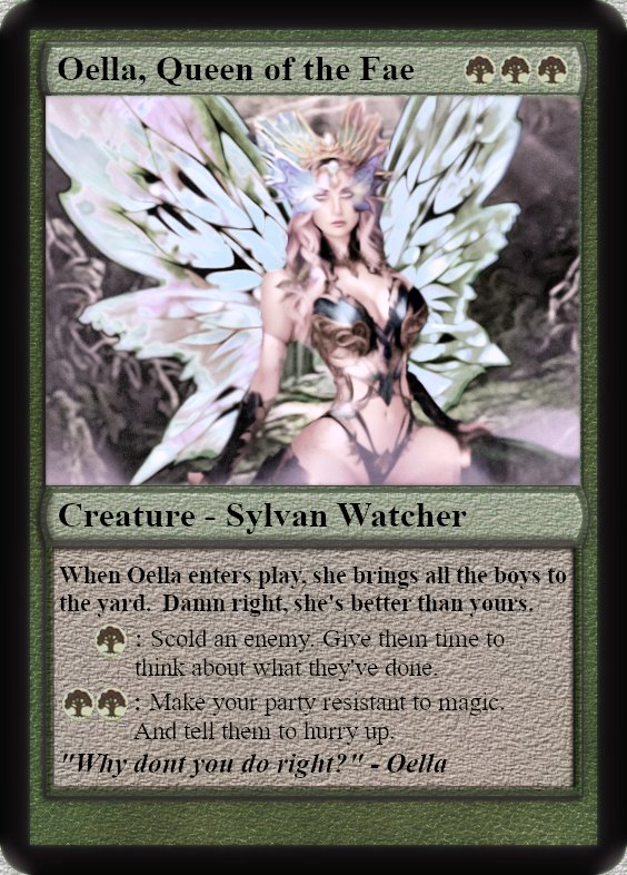 Prog420ress's tweet photo. #raidfanart If Oella was a Magic: The Gathering Card. https://t.co/AYBstLgzkR