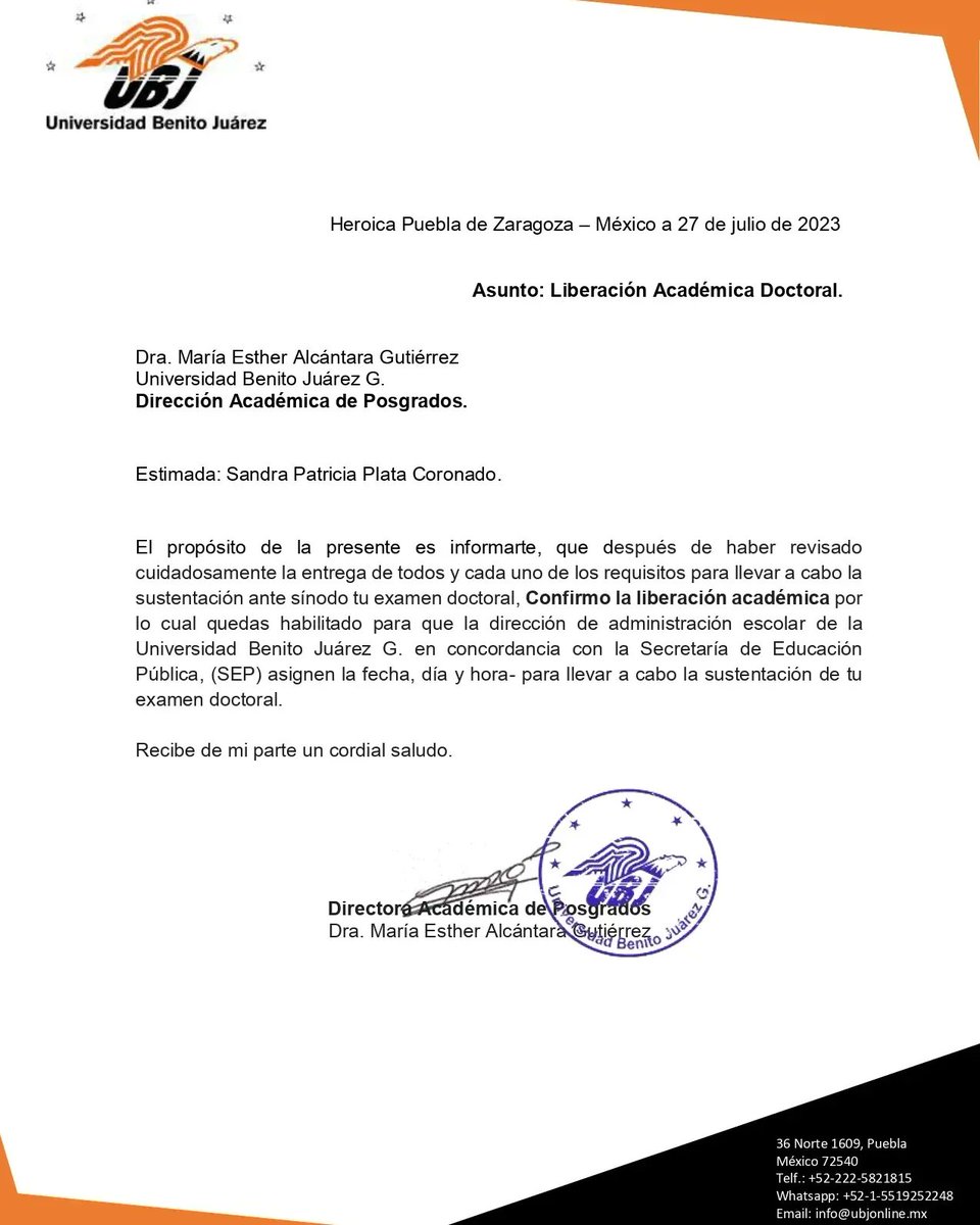 SplataSandra's tweet photo. Quiero compartir mi alegría con todos ustedes, hoy fue aprobada mi tesis doctoral después de mucho tiempo.
Gracias Dios, ya el camino es más corto para graduarme, estoy muy muy Feliz!!!!!
😘😘😘😘😘😘 https://t.co/ZnhbS2F7br
