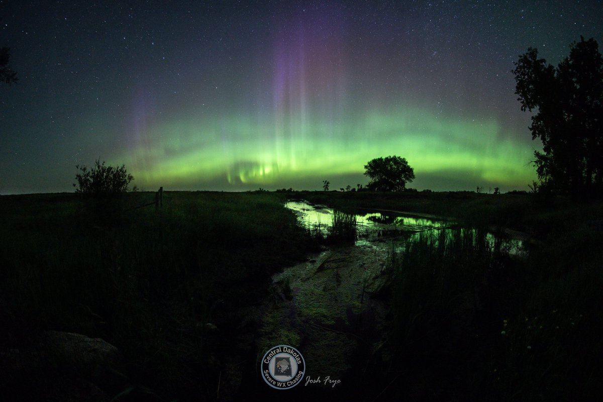 CentralDakSWXC's tweet photo. A few more Aurora shots from a few nights back(7/25-7/26/2023). These were taken with my wide angle lens. - Josh near Granville, North Dakota #pentaxk1mkii #capturend #Aurora #ndwx @TamithaSkov @TweetAurora https://t.co/a7wIRH8ZLD