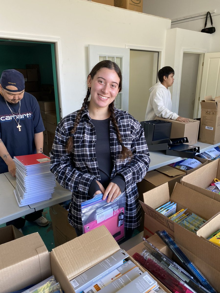 SaLT_Service's tweet photo. 🌟Volunteering with Tlingit Tribe! 🎒✨ SaLT supported the "Back-to-School Backpacks and Supplies Project" for Tlingit students. Empowering communities through kindness. Grateful to Central Council of Tlingit Tribe! #ServiceAndLearning #BacktoSchoolProject #EmpoweringCommunities https://t.co/qDBuRRc6kN