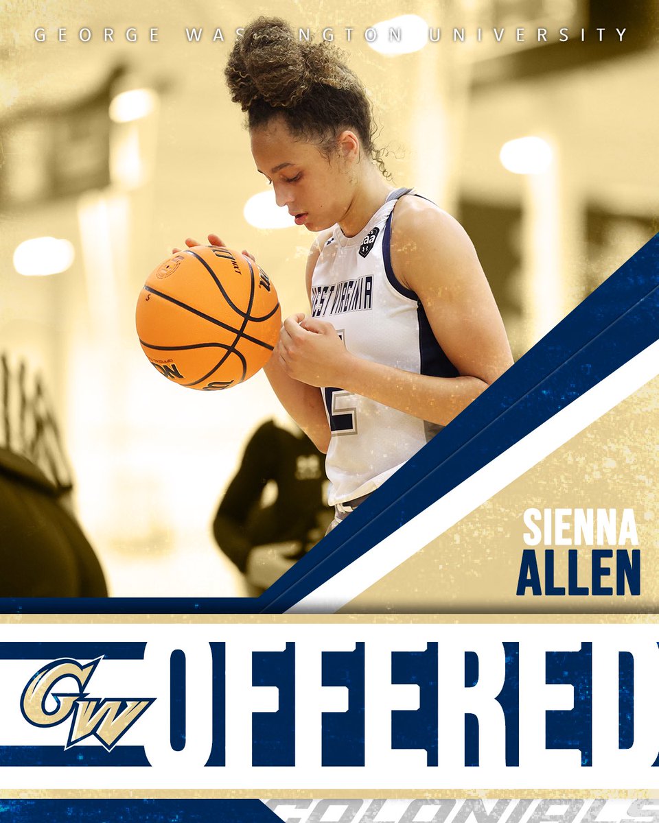 West Virginia Thunder UAA (@wvthunderuaa) on Twitter photo Sienna Allen ‘26 (<a href="/sienna_allen1/">Sienna Allen</a>) has picked up an offer from George Washington!
#WVThunderFam | ⚡️⚡️ Sienna Allen ‘26 (<a href="/sienna_allen1/">Sienna Allen</a>) has picked up an offer from George Washington!
#WVThunderFam | ⚡️⚡️