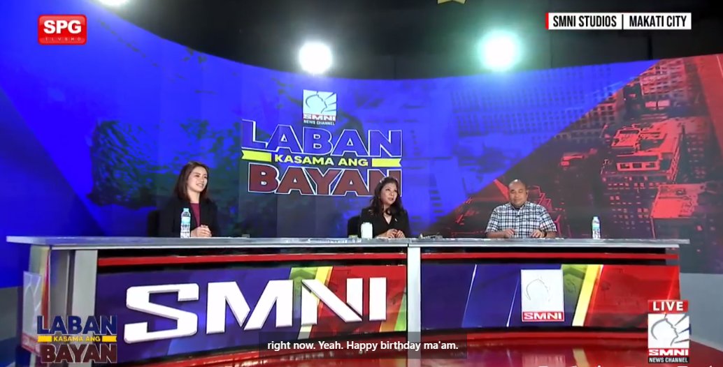 LIVE NOW: Kasama sina Dr. Lorraine Marie Badoy, Jeffrey “Ka Eric” Celiz at Yna Mortel dito sa Laban Kasama ang Bayan | July 28, 2023

WATCH: 👇
smni.com 
rumble.com/user/smninews
fb.watch/m2TTeJwIka/
youtube.com/watch?v=velvdH…