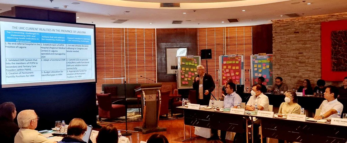 ZFF_foundation's tweet photo. Provincial Health Officers of the 3 provinces presented the remaining challenges in implementing UHC, actions to be done and support needed from the different stakeholders to improve the health indicators.

#ZFF4UHC
#Partners4UHC
#BayangMalusog https://t.co/vCe3E3QSDO