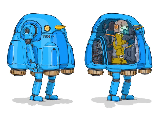 blue bird power armor 