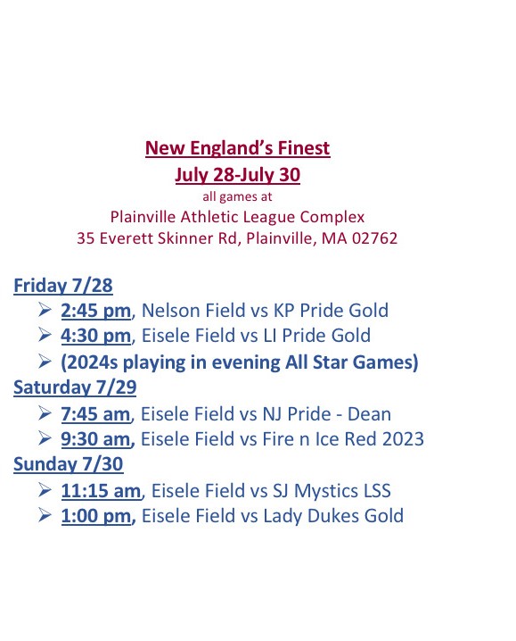 samantha_niew's tweet photo. Excited to be back at NEF for the summer's final tourney.  Here is my schedule.  Come watch us play! https://t.co/XFQULCKqZC