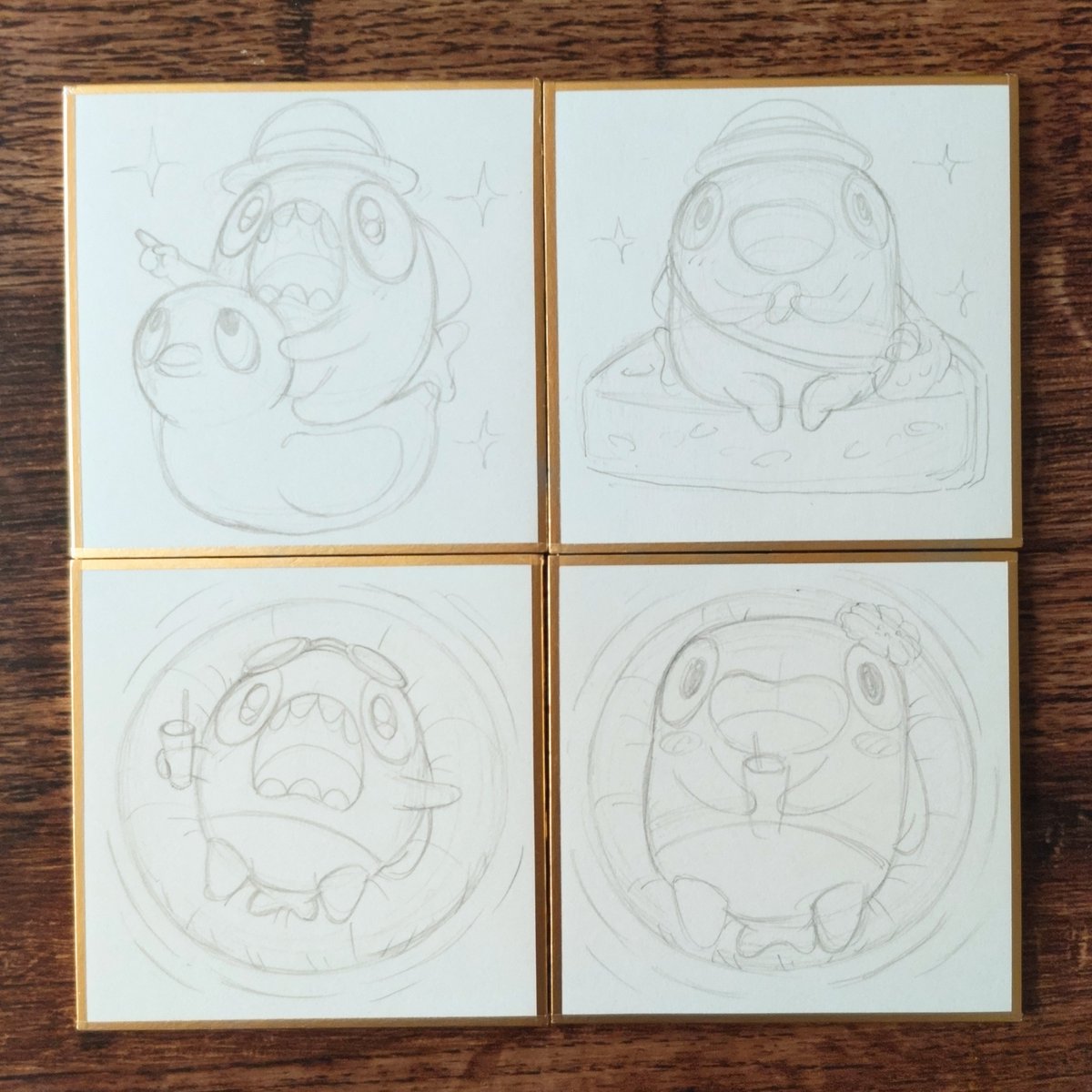 色々な作業を同時進行でやっていて…
その中で、ちいさめの色紙も描いてます!
オーダーの色紙制作も受け付けているので、気兼ねなくお声がけくださいねー!
ちなみに…
「コハラビット」のLINEスタンプは審査中なので、今月中にはリリースできそうです!(早くて今日かも)
https://t.co/rSIF4ciASb