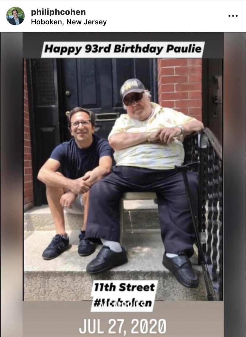 Remembering our dear friend and neighbor Paulie on what would have been his 96th birthday.

#11thstreet #hoboken