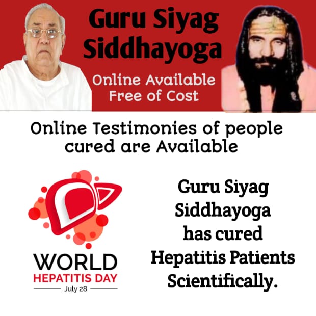 #worldhepatitisday_2023
Eating raw foods or drinking tap water can raise your risk of Hepatitis. Regular practice of Guru Siyag Siddhayoga unveiled by Kalki Avatar Guru Siyag cures hepatitis.