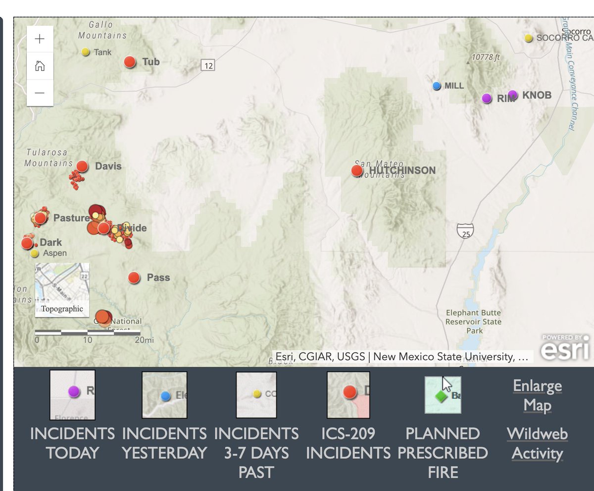 Bewickwren's tweet photo. New #wildfire start
#RimFire
07/27/23 1514
15 miles WNW San Antonio
5 miles west of #KnobFire
Coordinates: 33.895167, -107.130000
https://t.co/KFjqp0VMbK
#NMFire
🔥🔥🔥 https://t.co/g4ejMZNrAi