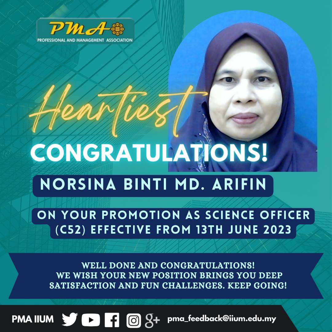 PMAFeedback's tweet photo. Heartiest congratulations to each and every one of you on your new positions! Your hard work, dedication, and perseverance have paid off, and we are proud to see you climb up the ladder of success.

#pmaiium
#togetherweprosper https://t.co/XiasklbgSM
