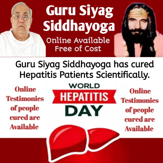 Hepatitis is an inflammation of the liver, most commonly caused by a viral infection. Regular practice of Guru Siyag Siddhayoga disclosed by Kalki Avatar Guru Siyag cures hepatitis.
#worldhepatitisday_2023