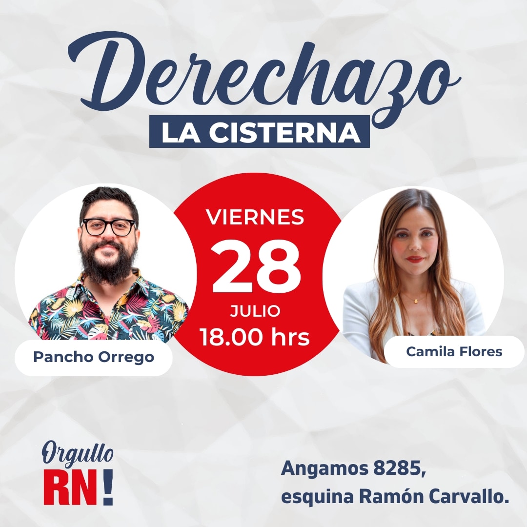 OrgulloRN's tweet photo. ⭐ Súmate al #Derechazo en La Cisterna 🇨🇱 viernes 28, 18:00h
Si crees en las ideas de la libertad y que la familia es el núcleo de la sociedad, esta es TU LISTA: #OrgulloRN.
Vamos por La Cisterna‼️ https://t.co/4xiIJ1etBa