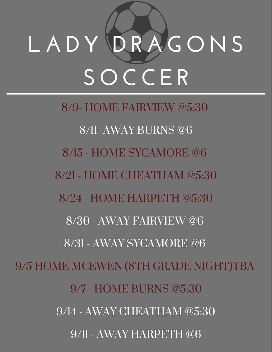 Come support us this season! 

Home games played at DCHS