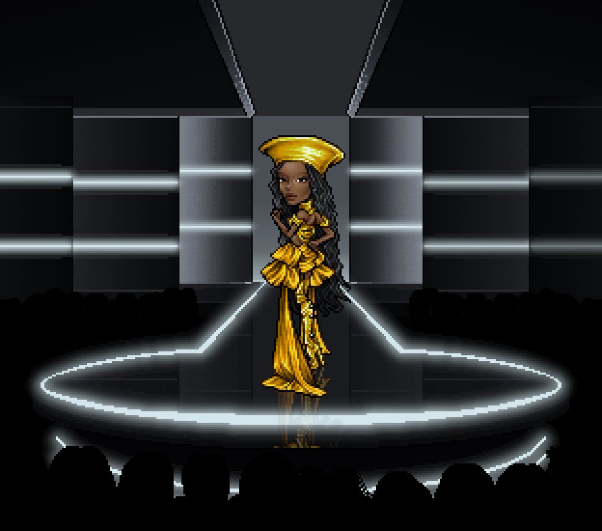 Our guest judge is..

🦅YADIRA DOS SANTOS🦅
Queen of interviews, host of the most controversial show Yadira Degeneres show, bussiness woman, entrepreneur and arepas enthusiast. Miss Yadira is coming tonight to give her critique to our models.✨