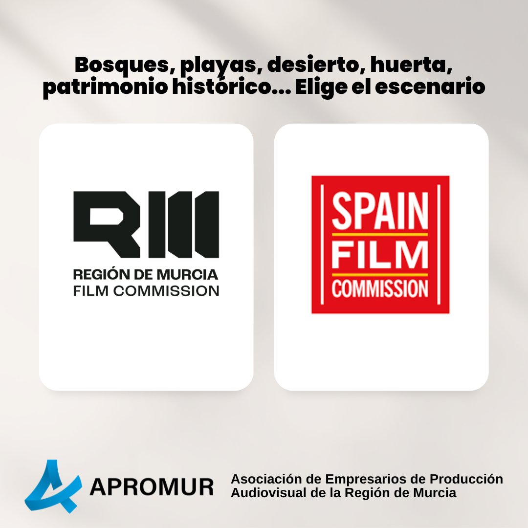 #SpainFilmCommission tiene en la actualidad una red de 43 miembros, incluyendo a la Región de Murcia Film Commission, para que el sector optimice sus recursos humanos, técnicos, materiales y económicos.

#shootinginspain #wemakethemagic #FilmCommission #audiovisual #industria