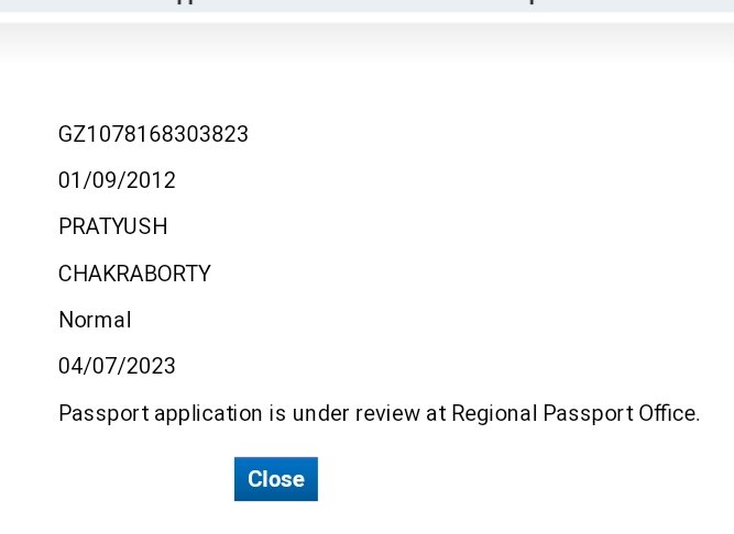 pradip_ch's tweet photo. @rpoghaziabad  Sir, when we can expect to have the passport of my son. File GZ1078168303823. It's very urgent plz. https://t.co/SUUl4itukc