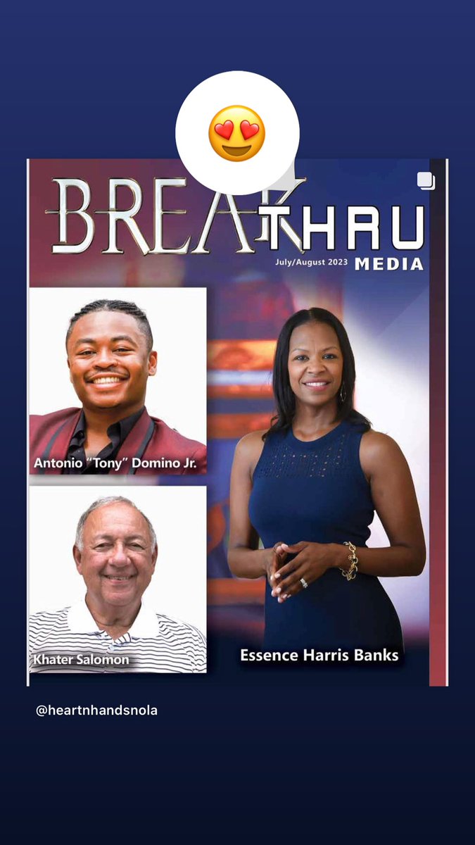 MyHeartHands's tweet photo. So proud of our founder and president Essence Harris Banks on the cover of BreakThru magazine July/August 2023. #heartnhands https://t.co/TOUDsYpW7z