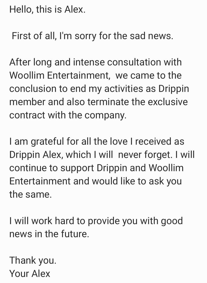 [🔔] 230728 - ALEX just created Twitter account. Please say something nice, support, and give a lot of love to him.

Alex's account: <a href="/alvin_hayosch/">𝑨𝑳𝑬𝑿𝑨𝑵𝑫𝑬𝑹</a> 

<a href="/DRIPPIN/">DRIPPIN</a> #DRIPPIN #드리핀 #Hyeop #Yunseong #Changuk #Dongyun #Minseo #Junho #Alex