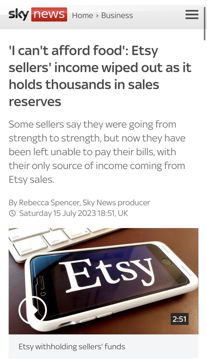 There is number of reasons to #BoycottEtsy but remember while you do- protect sellers from becoming collateral damage! Most have websites and IG pages, especially since now Etsy keeps their money for weeks through payment reserves. Buy from them directly and show 🖕🏻to Etsy!