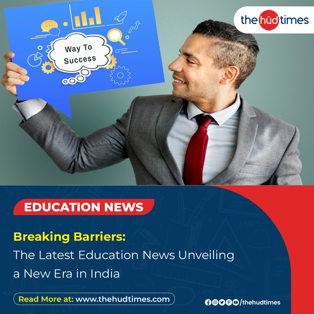 Breaking Barriers: The Latest Education News Unveiling a New Era in India

Read more: thehudtimes.com/breaking-barri…

#AccessToEducation #BreakingBarriers #CrossCulturalLearning #DigitalLearningPlatforms #DiverseCulturalHeritage #ELearning #EdTechStartups #EducationRevolution