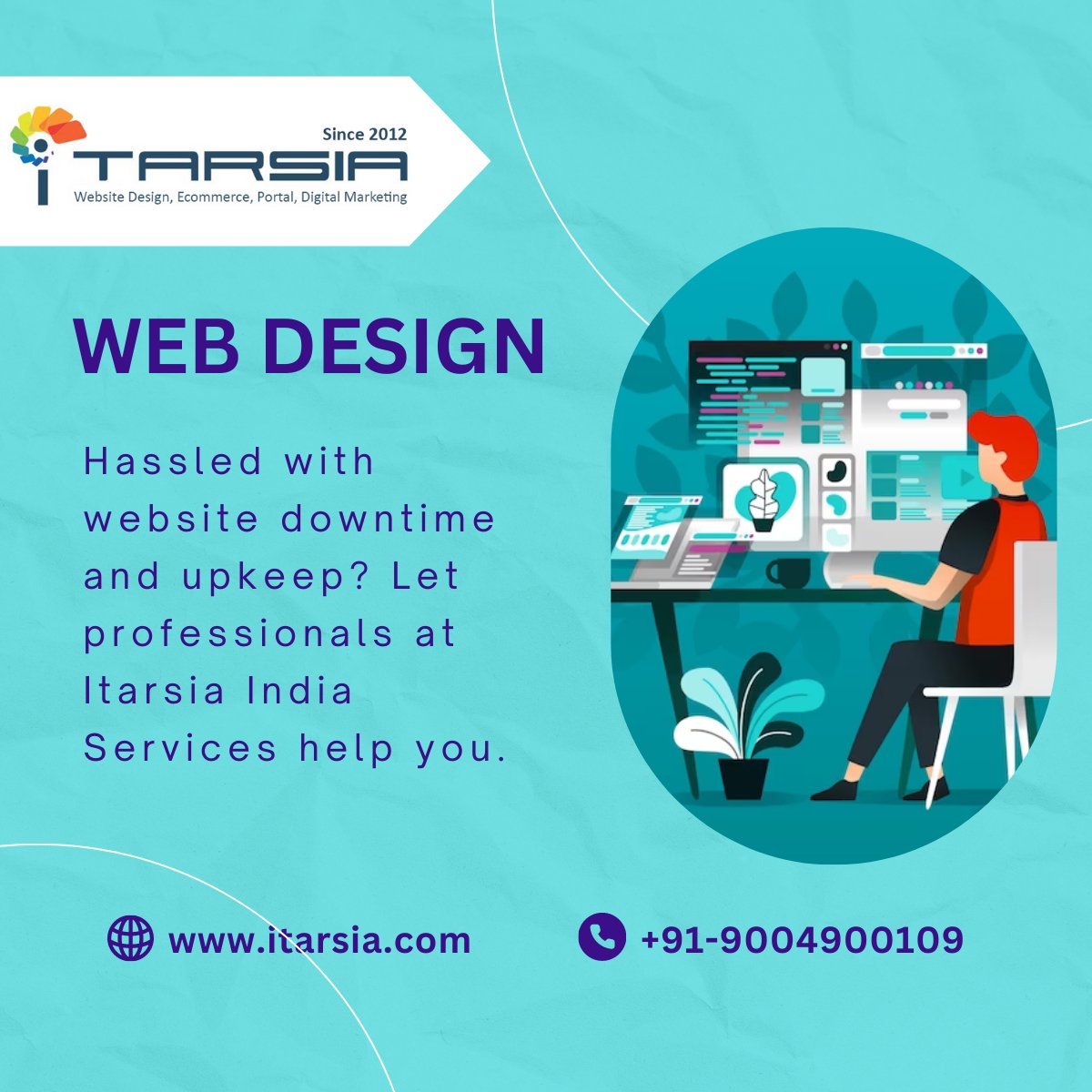 ItarsiaIndiaLtd's tweet image. #Empower_Your_Business with a website that reflects its #True_Potential, courtesy of #Itarsia_India_Limited. We specialize in creating #Custom_Websites that showcase the uniqueness of your #Brand.