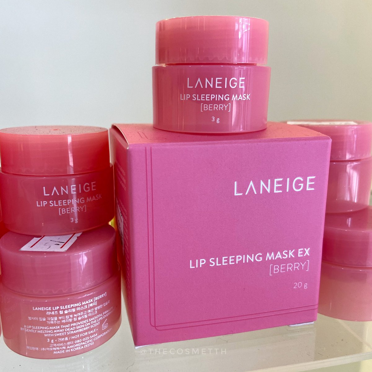 TheCosmetTH's tweet photo. 📌 #พร้อมส่ง  
Laneige Sleeping Mask ตัวดังตัวฮิต ราคาน่ารัก  

#Laneige
• Laneige Lip Sleeping Mask 3g
ราคาเพียง 59 .-  
• Laneige Lip Sleeping Mask 20g
ราคาเพียง 249 .-

#สกินแคร์ #บำรุงปาก #ของดีบอกต่อ #howtoperfect #cosmetอยากขาย https://t.co/ZSzcSulDBW