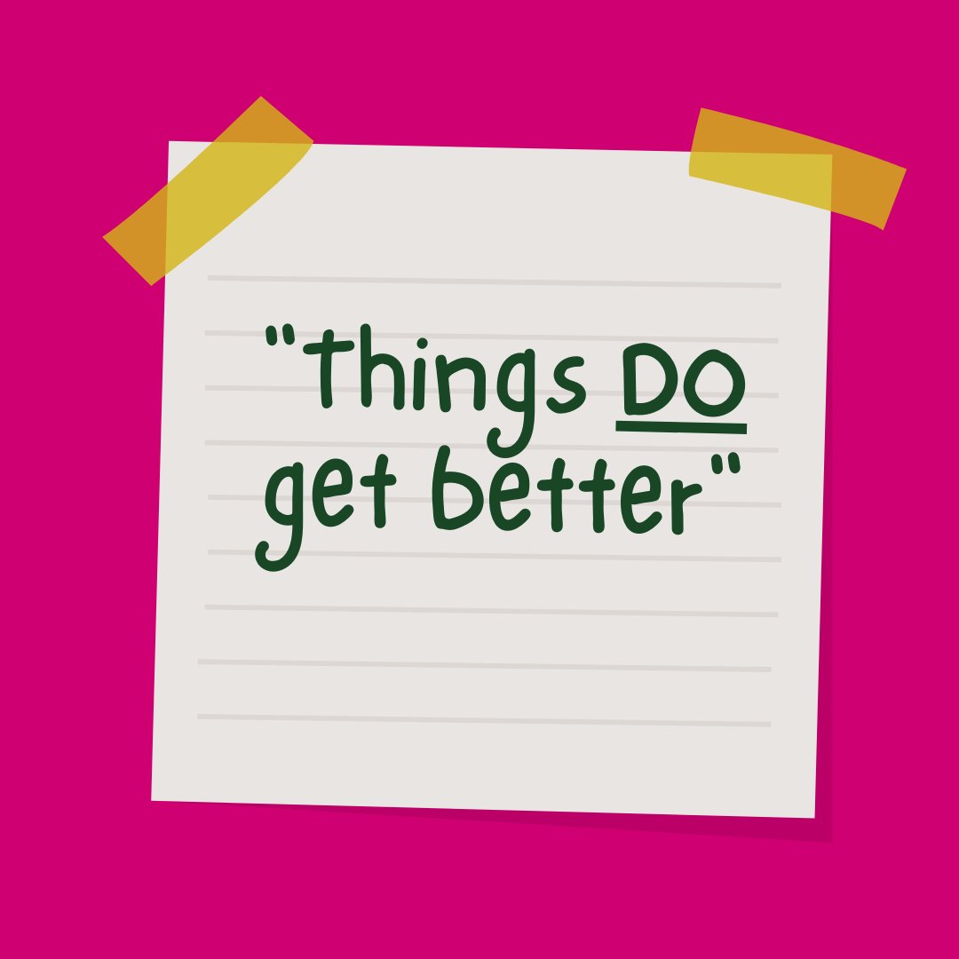 SAMHtweets's tweet photo. “Things DO get better” 💬 

Last Friday, we asked what you would tell yourself five years ago. Here are some of your responses ⬇️ https://t.co/K6vuq1h9mt