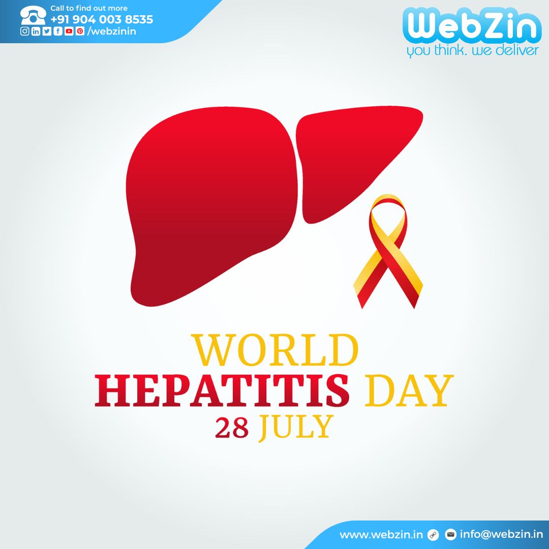 It's World Hepatitis Day! Unite in the fight against hepatitis and work towards a future free from this silent killer. Get tested, get treated, and stay informed!
#WorldHepatitisDay #EndHepatitis #FightHepatitis #GlobalHealth #HepatitisEducation #WebDevelopment #webzininfotech