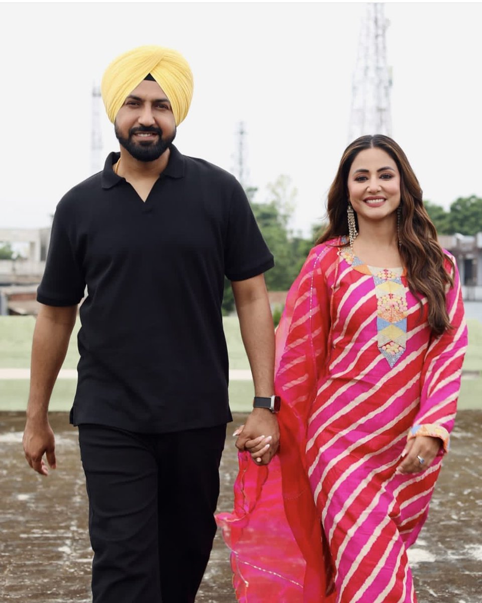 MovifiedBolly's tweet image. Diva Hina Khan (@eyehinakhan) sizzles in her electrifying Punjabi debut alongside heartthrob @GippyGrewal! 🔥 Get ready to be blown away by their scintillating chemistry on the big screen! 💫 #GippyGrewal #PunjabiDebut #BlockbusterAlert 🎬🍿