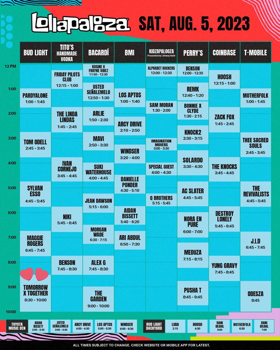 minisodx's tweet photo. THIS IS CONCERNING.. I NEED TO KNOW HOW @bangcvt HAS THE NERVE TO CONVINCE THEIR WHOLE FANDOM THAT TXT IS PERFORMING AT A SIDE STAGE??

TXT WILL LITERALLY PERFORM AT ONE OF THE MAIN STAGE, SAME AS J-HOPE'S LAST YEAR LOLLAPALOOZA STAGE https://t.co/OhDzQeu2YF