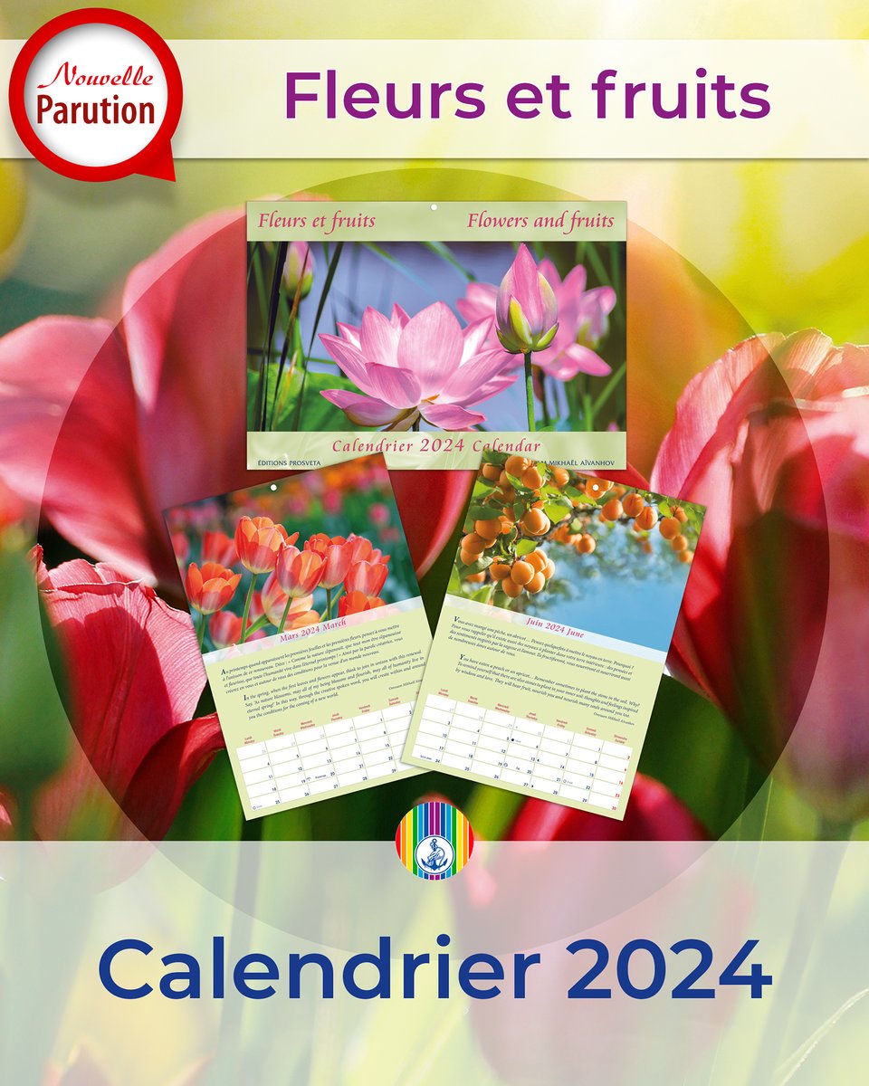 EditionProsveta's tweet photo. "Les entités du monde spirituel sont toujours prêtes à vous apporter la lumière, la joie, l’amour..." Le Calendrier 2024 est à présent disponible @ https://t.co/4XFS3Z9HDy - #aivanhov #prosveta #spiritualité #méditation #sagesse #sensdelavie https://t.co/2jHmis9LOn
