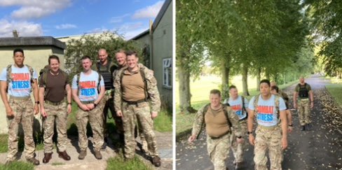 Great effort by Team @LSTW_DMTS completing their 24 hour physical challenge & raising money for Combat Stress. #Teamwork #Resilience #Endurance @DSLAWorthy_Down 💪