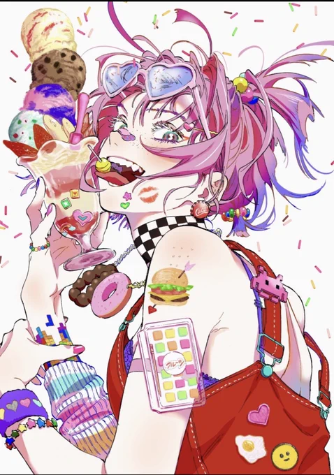 前描いた絵かわええ〜 