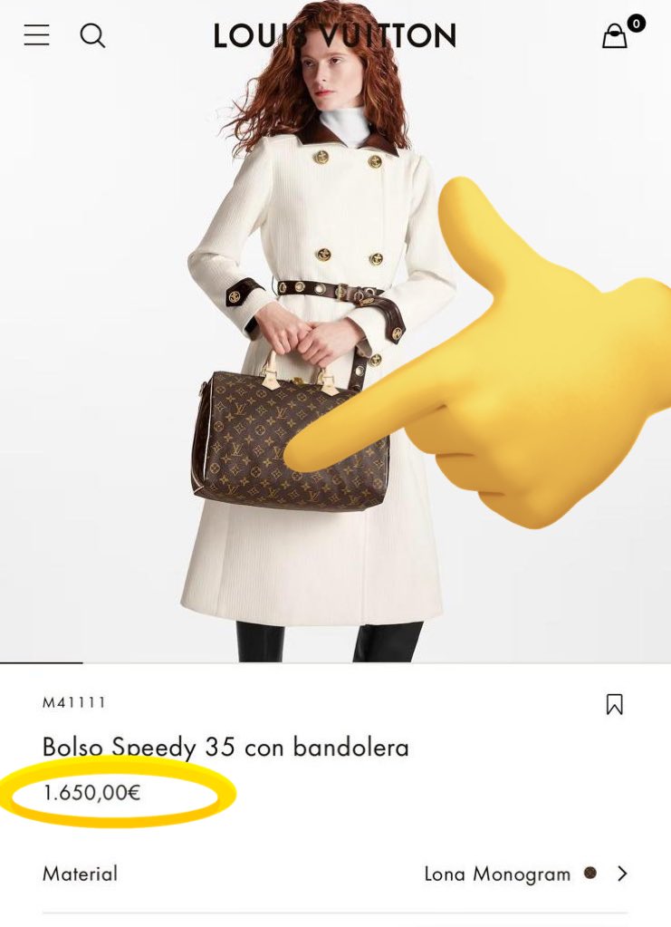 capTercio's tweet photo. Carmen Calvo le desea "un buen verano a quien se lo pueda permitir".
Lo dice luciendo un bolso de Louis Vuitton que vale 1650€.
La izquierda caviar. https://t.co/41IyqU9Erf
