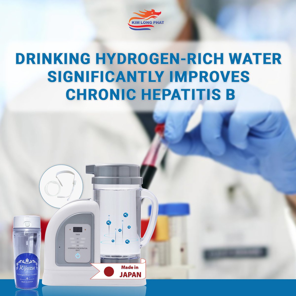 KimLongPhatCorp's tweet photo. ✨Drinking Hydrogen-rich water significantly improves Chronic Hepatitis B✨
https://t.co/oPlOr1wJ54
#LourdesHydrofix #KimLongPhat #H2Factory #Hydrogenwater #Vietnam #Asia #Japan #HydrogenInhalation #SmartwaterSolution https://t.co/Tyo3Y2WZt3