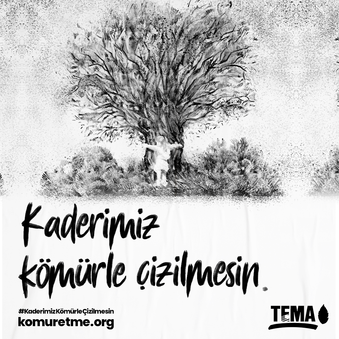 temavakfi's tweet photo. Kaderimiz Kömürle Çizilmesin❗

Kömürlü termik santraller ve kömür madenciliği, tüm canlıların yaşamını tehlikeye atıyor!

Geleceğe yaşanabilir bir dünya bırakmak istiyorsak, bir an önce ‘fosil yakıt’ kullanımından vazgeçmeliyiz.

Kömür madenciliği ve kömürlü termik santrallerin doğal varlıklarımızı tehdit etmesine dur demeliyiz.

#AkbelenOrmanınıVermeyeceğiz #KaderimizKömürleÇizilmesin

Kömür madenciliği hakkında daha fazla bilgi için;
👉🏼 https://t.co/gbR6RyDPep
-
🌿Gönüllü destekleri için @arthur.istanbul 'a teşekkür ederiz.