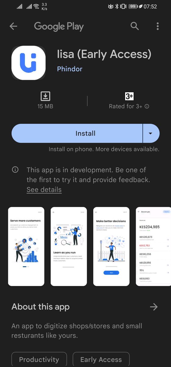 Finally, they published <a href="/lisaapp_/">Lisa App</a> .

lisa is an elite business assistant to help you dive deep into your customer's world.

Designed for developers &amp; business managers/owners/executives.

To get started, upload your catalogue or connect your APIs.

Beta is currently full. 458💪