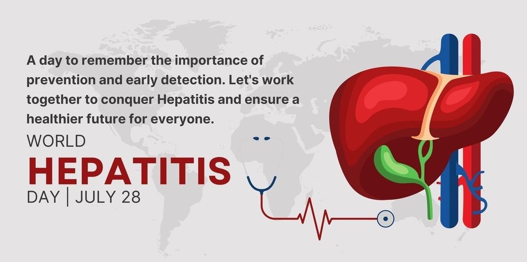 Let's raise awareness and take action to combat hepatitis . Together, we can make a deference in the fight against this global health threat, spread the world . Together we can build a healthier world  . #WorldHepatitisDay #HepatitisAwareness #HepatitisDay