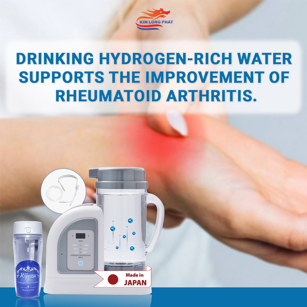 KimLongPhatCorp's tweet photo. ✨Drinking Hydrogen-rich water supports the improvement of Rheumatoid arthritis.✨
https://t.co/oPlOr1wJ54
#LourdesHydrofix #KimLongPhat #H2Factory #Hydrogenwater #Vietnam #Asia #Japan #HydrogenInhalation #SmartwaterSolution https://t.co/yu1UZQVjk5