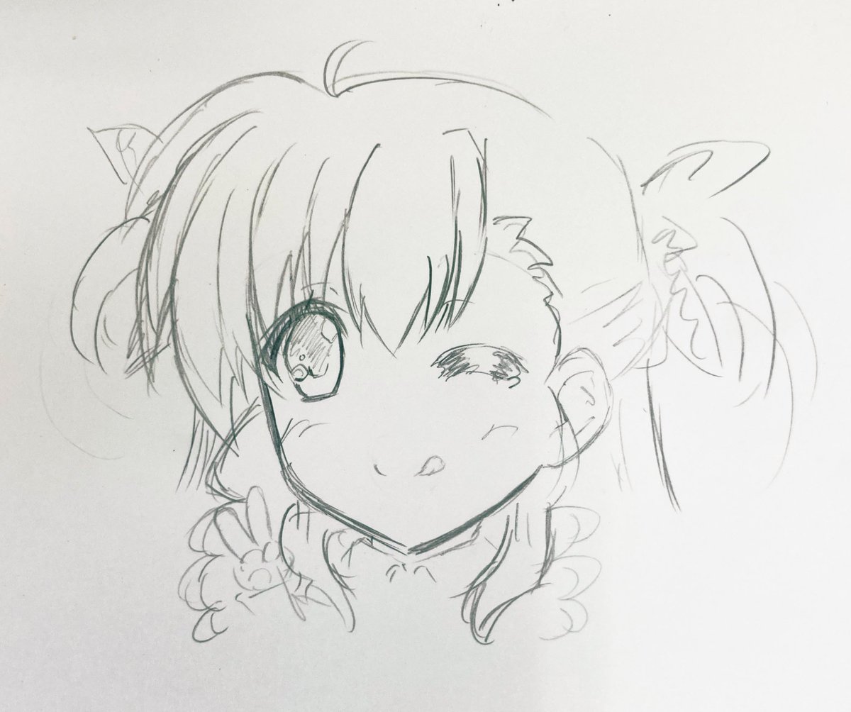 1月描いてなかったので発作的に
休憩時間にらくがきヴィヴィオちゃん。

見ないでも特徴はきっちり描ける様に
なりました(*'꒳`*)

家帰ったらちゃんと色紙に描こうw 