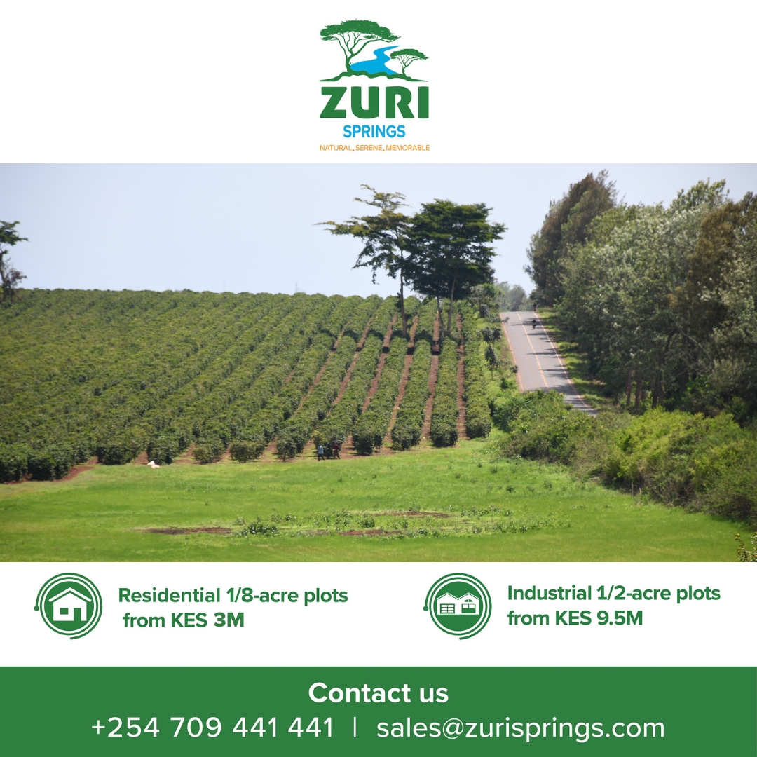 Your future awaits at Zuri Springs. Explore our range of residential and industrial land plots and make the first step towards your vision of success. #FutureAwaits