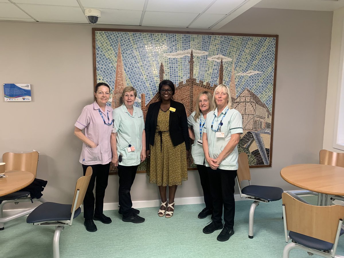MaryMumvuri's tweet photo. Always energised and humbled when I spend time with colleagues on the front line.Thanks for all your are doing to keep our environments clean #housekeepers #cleanwards @CWPT_NHS @Allelesbelges @Don_Taps @jagtarbasi @MelCoombesCEO @jagtarbasi @sonya_gardiner https://t.co/4WH3jF9fAN