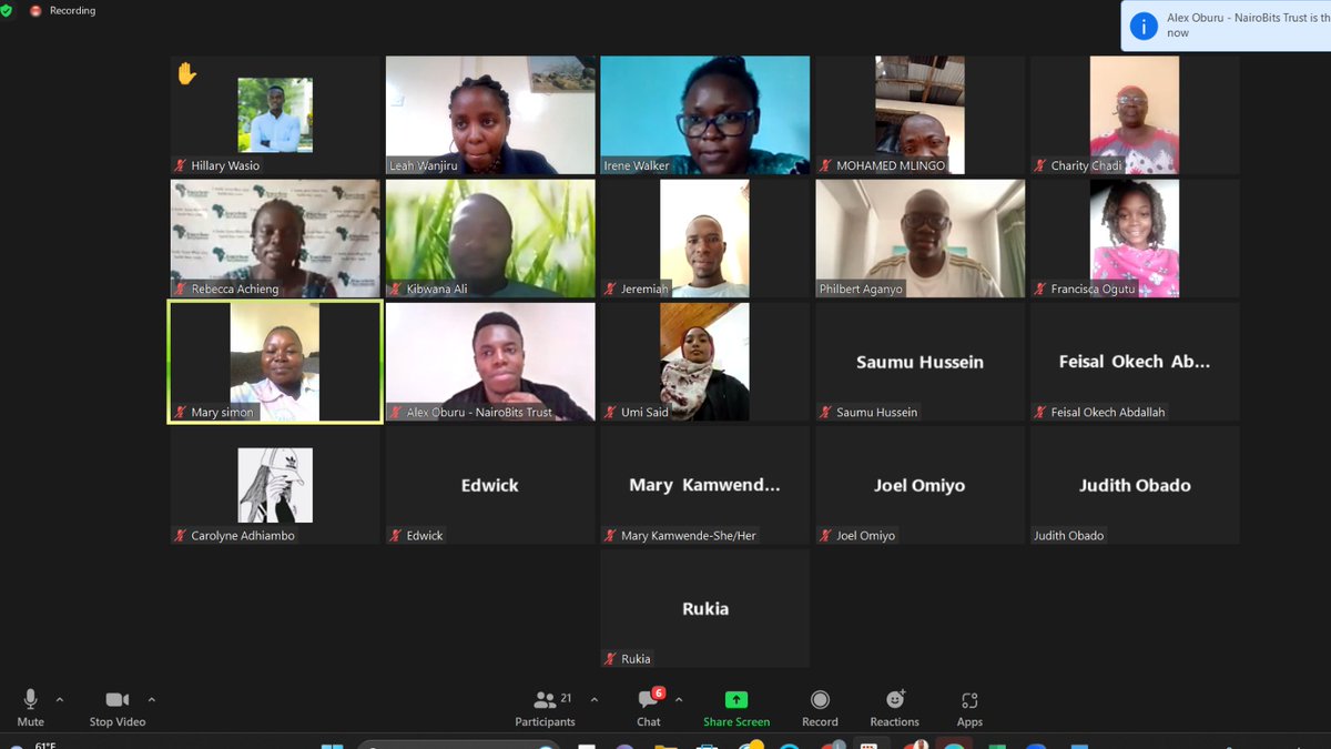 NairoBitsTrust's tweet photo. Spent an inspiring hour with our #Mombasa #DYAs, discussing challenges, solutions, &amp; successes in disseminating SRHR info online. 💯

We're now jumping straight into a youth-led chat to address society's issues.💡

 Join us and let's learn together! 🌟 

#WeAreBits #Diversevibes https://t.co/5YFKK00Fel