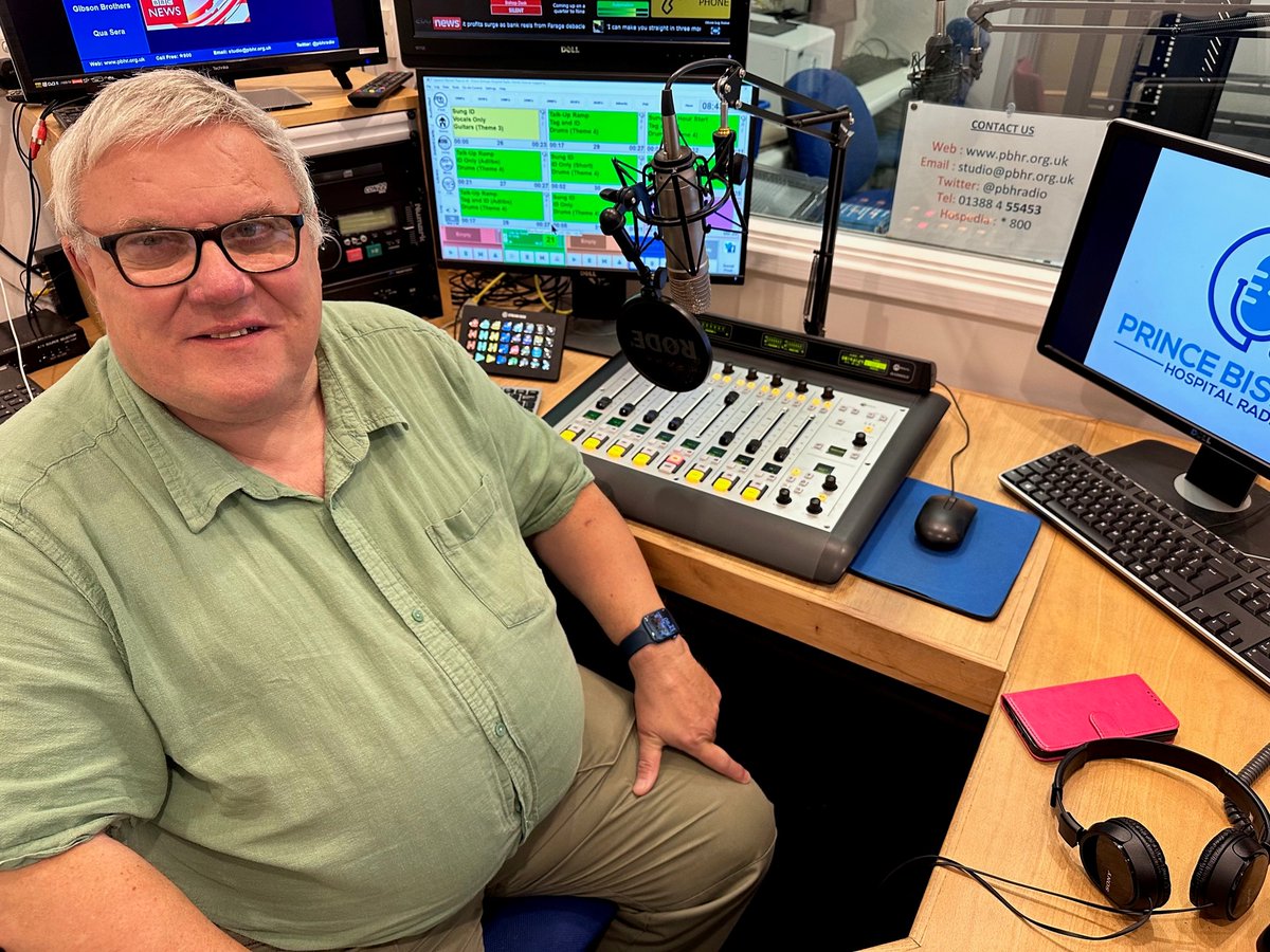 pbhradio's tweet photo. Join Dennis Duncan for the brand new breakfast show, live across South Durham every weekday from 8am. Tune in on Hospedia, in your wards and departments and also on DAB+ across South Durham. https://t.co/Avp4gEnIco