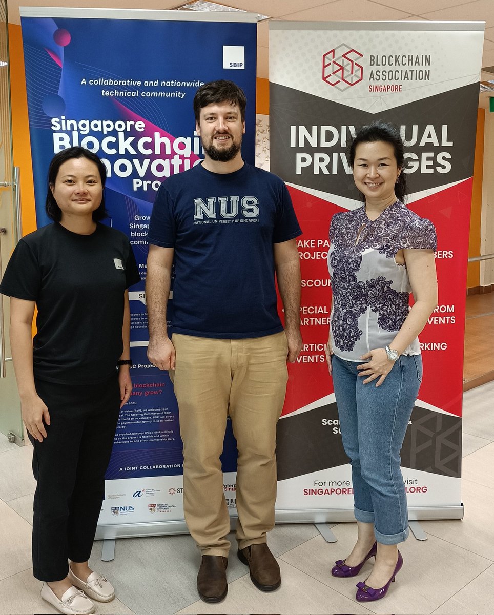 sg_blockchain's tweet image. Happy Friday! Blockchain Association Singapore together with Singapore Blockchain Innovation Programme hosted a learning journey for finalists of the PolyFintech100 Hackathon 2023. Students got to hear and learn about the latest uses of blockchain. See you tomorrow at the Finals!